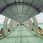 LASERLITE® Twinwall Polycarbonate Twinwall Walkway Grey Web thumb